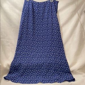 Liz Claiborne lined floral skirt